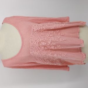 Star Scene Los Angeles top w lace overlay-sz XL